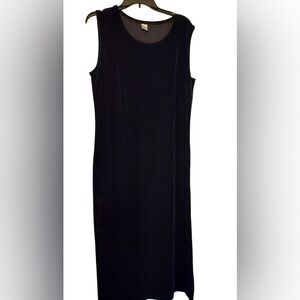 Velvet Black Maxi Dress 18W Whimsigoth Witchy Grunge Prom Gown Siren Catherines